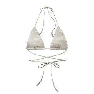 Skims jacquard triangle bralette Talc